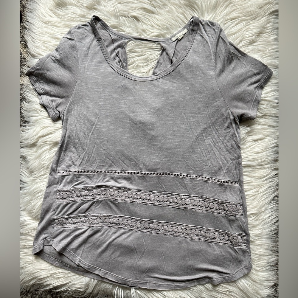 Cowl back soft knit top